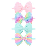 Lanmerry Rainbow Hair Bow for baby girl adds dreamy color to hairstyles