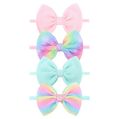Lanmerry Rainbow Hair Bow for baby girl adds dreamy color to hairstyles