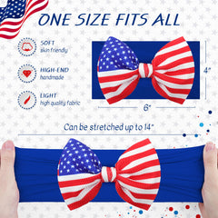 Lanmerry star print bow headband adds festive flair to outfits