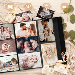 Lanpn 4x6 pockets support horizontal and vertical photo placement