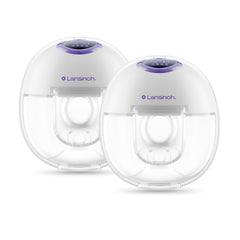 Lansinoh DiscreetDuo wearable pump in compact design for on-the-go pumping