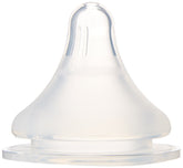 Lansinoh infant medium flow nipple 2-count pack for comfortable bottle feeding.