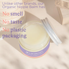 Lansinoh Organic Nipple Balm being applied to the nipple area for comfort