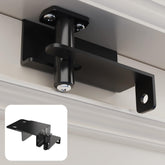 Laowu adjustable door top lock closeup for childproofing interior doors.