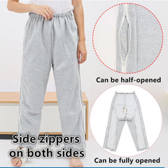 LAROTSUBA trousers with elastic waist for a secure, comfortable fit.