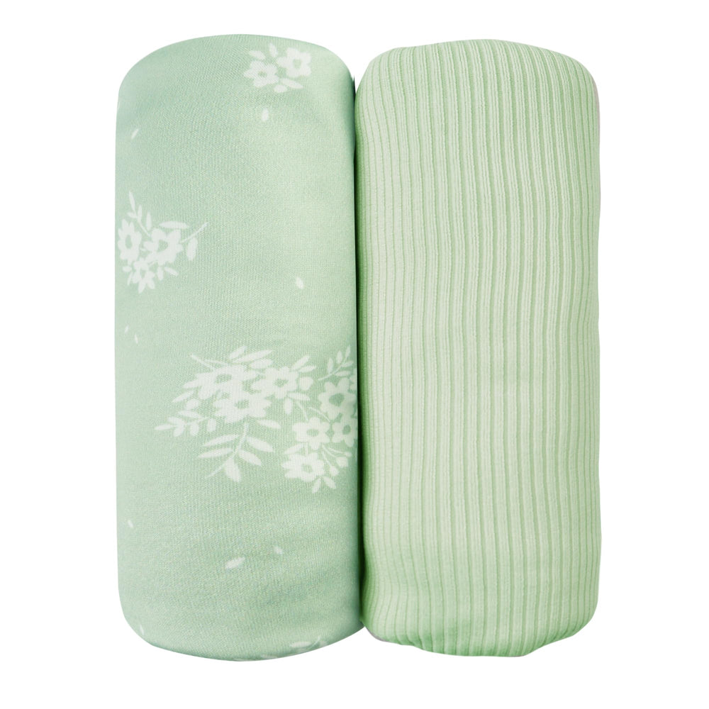 Lasoftan Jersey Swaddle Blanket front view showing soft, breathable fabric for infant comfort