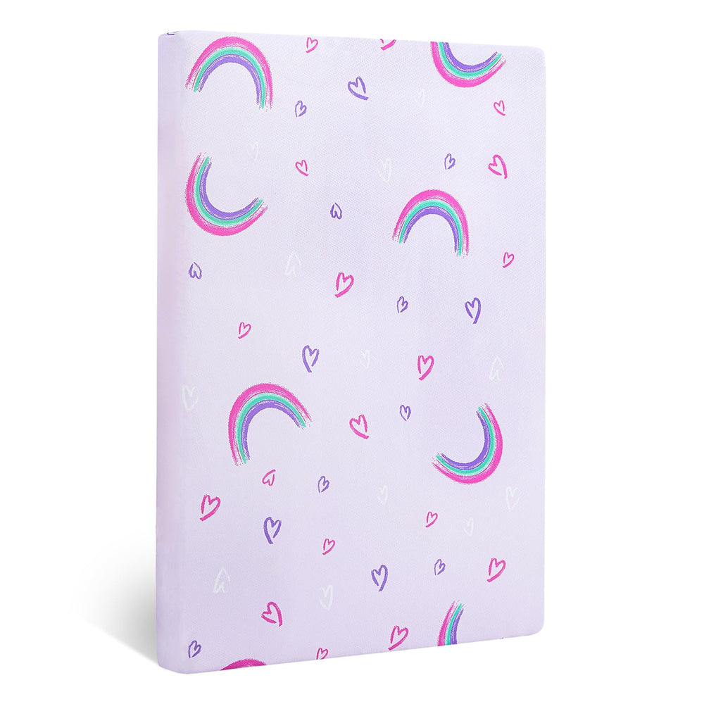 lasoftan Pack and Play Mattress snug-fit for a secure, gap-free sleep surface.