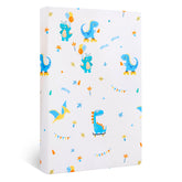 Lasoftan Pack N Play Mattress top view highlights snug 38x26 fit for safe sleep.