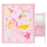 lasoftan White Unicorn quilted comforter for crib warmth and comfort