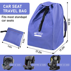 LASUK universal travel bag shields car seat bases from dust and moisture.
