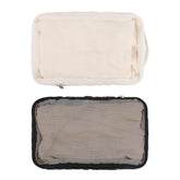 Lasuroa black waterproof diaper bag organizer pouch for busy outings.