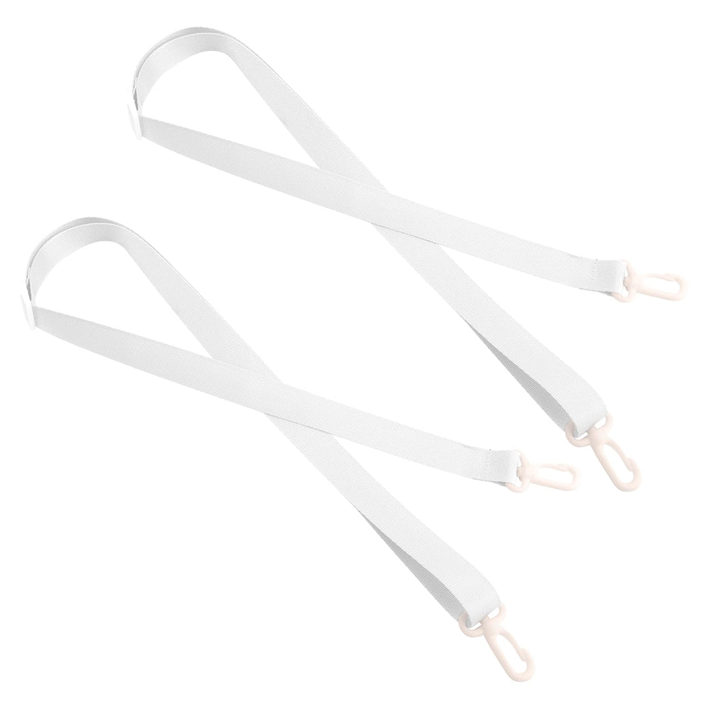 Lasuroa drain lanyard for mastectomy shower with white strap and secure hooks.