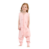 LAT Baby Sleep Sack with dinosaur pink print for comfy summer nights and playful naps.