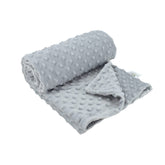 LAT LEE AND TOWN Minky Dot Blanket: lightweight and breathable for babies