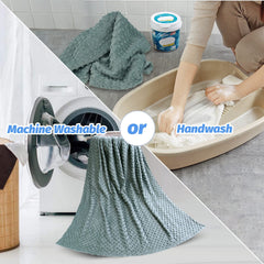 LAT LEE AND TOWN minky dot blanket with plush texture for cozy snuggling.
