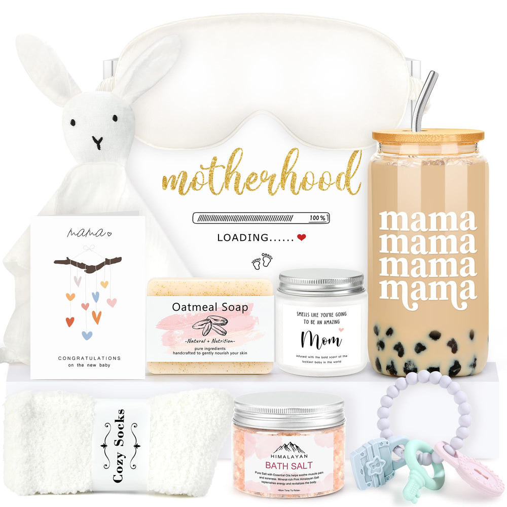 Launrada new mom care package gift box, ideal for a thoughtful postpartum gift.