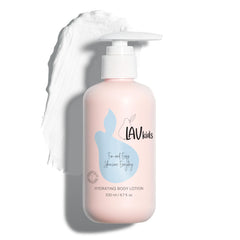 LAV KIDS Delicate Body Lotion bottle with camomile for soothing post-bath skin