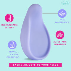 LaVie ergonomic design massager with scoop targets milk flow comfortably