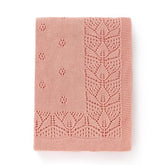 LAWKUL baby blanket cellular pattern close-up highlighting breathable cotton