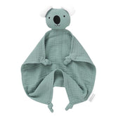 LAWKUL koala green baby lovey provides soothing cuddles for nap time and travel.