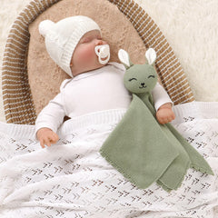 LAWKUL Bunny Lovey textured ears detail provides tactile comfort.