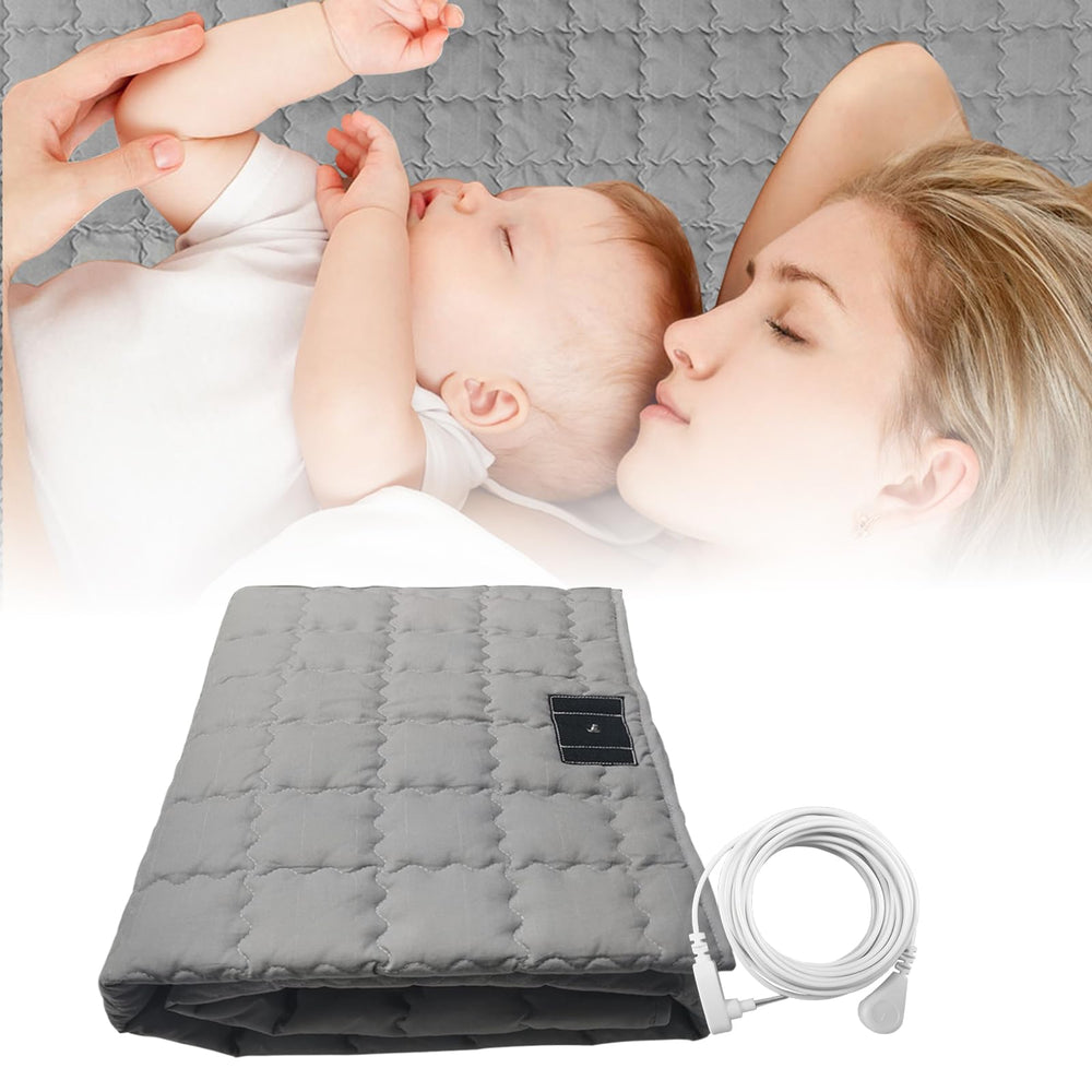 LAXVAPIU grounding mat top with cotton and silver fiber for a soft, skin-friendly surface.