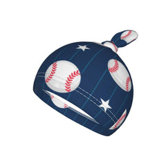Lcokin Baseball Swaddle Blanket with hat for coordinated newborn styling.
