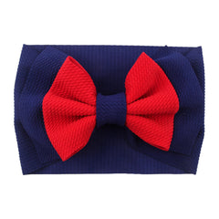 LDDCX baby bows headband navy blue, ideal for birthdays and portraits