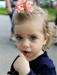 LDDCX Baby Girl 1st Birthday Hairclip Pink adds cute charm for outfits and events.