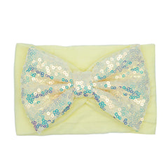 LDDCX glitter bow headband black for outfits and portraits