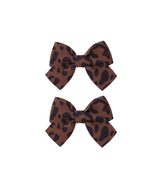 LDDCX baby leopard hair bow clip adds cute detail to daily outfits.