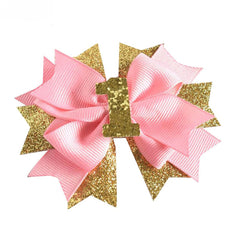 LDDCX Girls Princess 1st birthday bow pink ideal for photos and party styling.