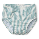 LDIOIF seersucker outer fabric swim diaper for pool days with UV protection