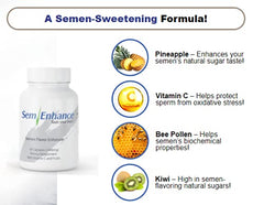 Leading Edge Health Semenhance packaging box displayed for discreet daily use.