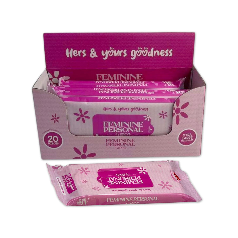 LEAF Wet Wipes package front for ultimate feminine care with large wipes