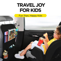 lebogner six-pocket organizer keeps toys and tablets within reach for kids.