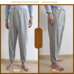 LEEMOOCARE elastic waistband for comfortable fit across waist sizes.