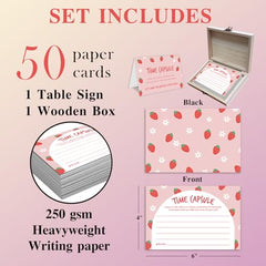 LeFohLon Time Capsule archival cards 50 safeguard messages for decades of nostalgia.