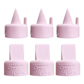 Legendairy Milk duckbill valves with pull tab for easy removal and leak prevention.