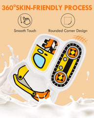 Lehoo Castle cup for kids dinnerware, splash-proof rim ideal for toddlers learning drinks