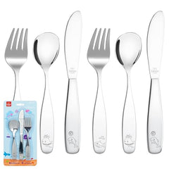 Lehoo Castle Ocean Park spoon with easy-grip design for self-feeding.