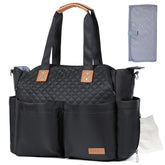 Lekebaby Diaper Bag Tote with 17 pockets for organized essentials
