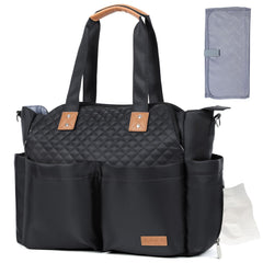 Lekebaby Diaper Bag Tote with 17 pockets for organized essentials