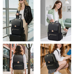 LELLIE diaper bag backpack front dry pocket for quick-access essentials