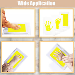 LelonHo baby footprint imprint close-up highlights clear, long-lasting keepsake.
