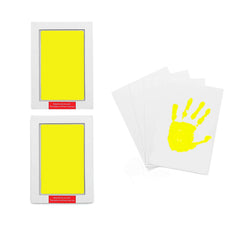LelonHo baby handprint inkpad yellow delivers clear keepsake impressions.