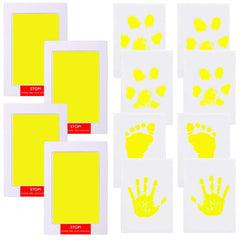 LelonHo clean touch ink pad yellow—safe, mess-free newborn handprints.