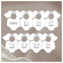 LEMBANG baby closet dividers white design suits any nursery.