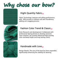 LemonSpace white headband bow, adjustable fit that stays securely in place.