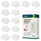 Lenink loose outlet fix glows in the dark for easy night-time locating.